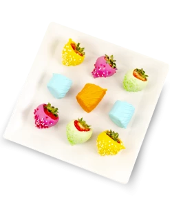 Duhové jahody banány