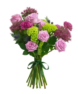 Fialovorůžový pugét