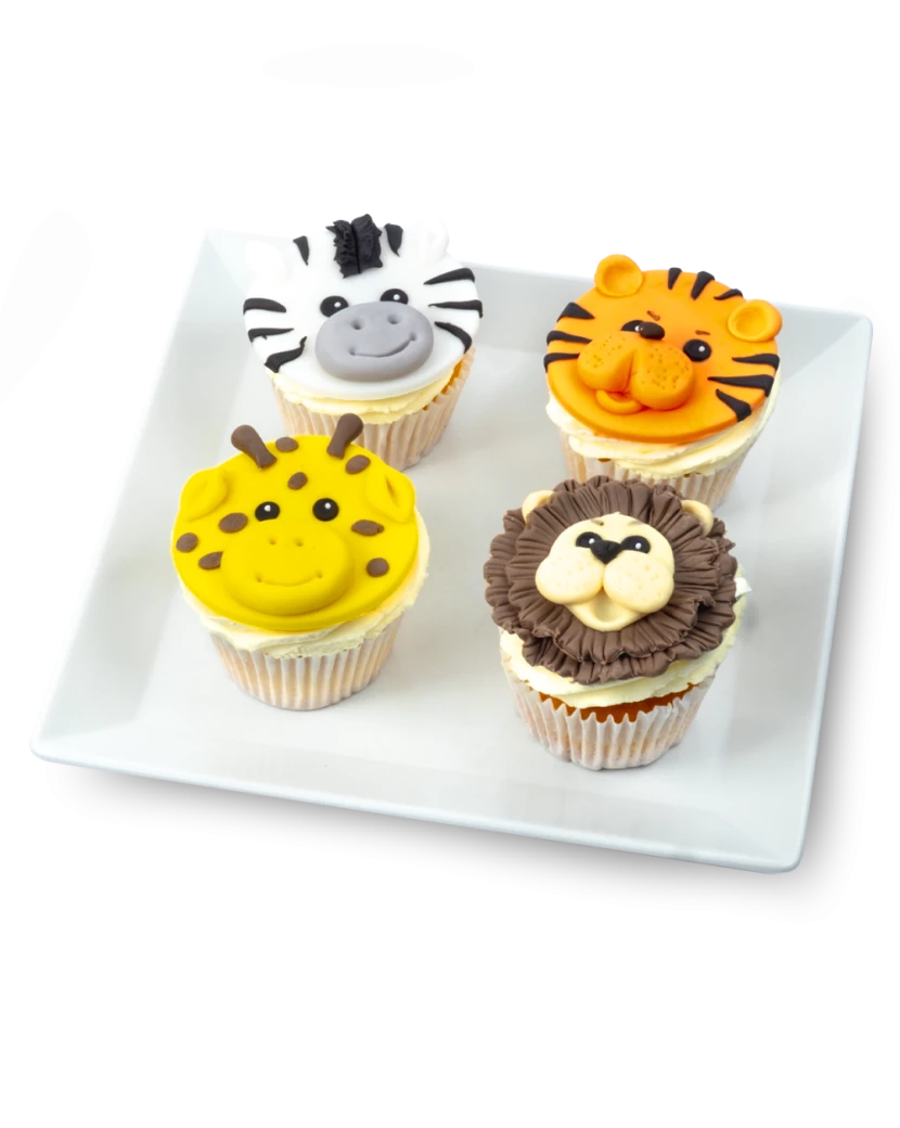 Zvířátkové cupcakes