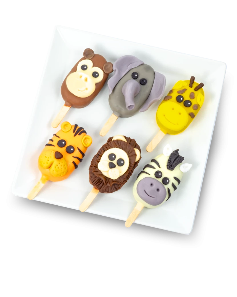 Zvířátkové dortové nanuky