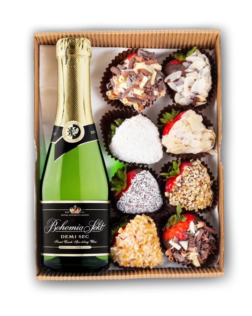 Jahody a šampaňské