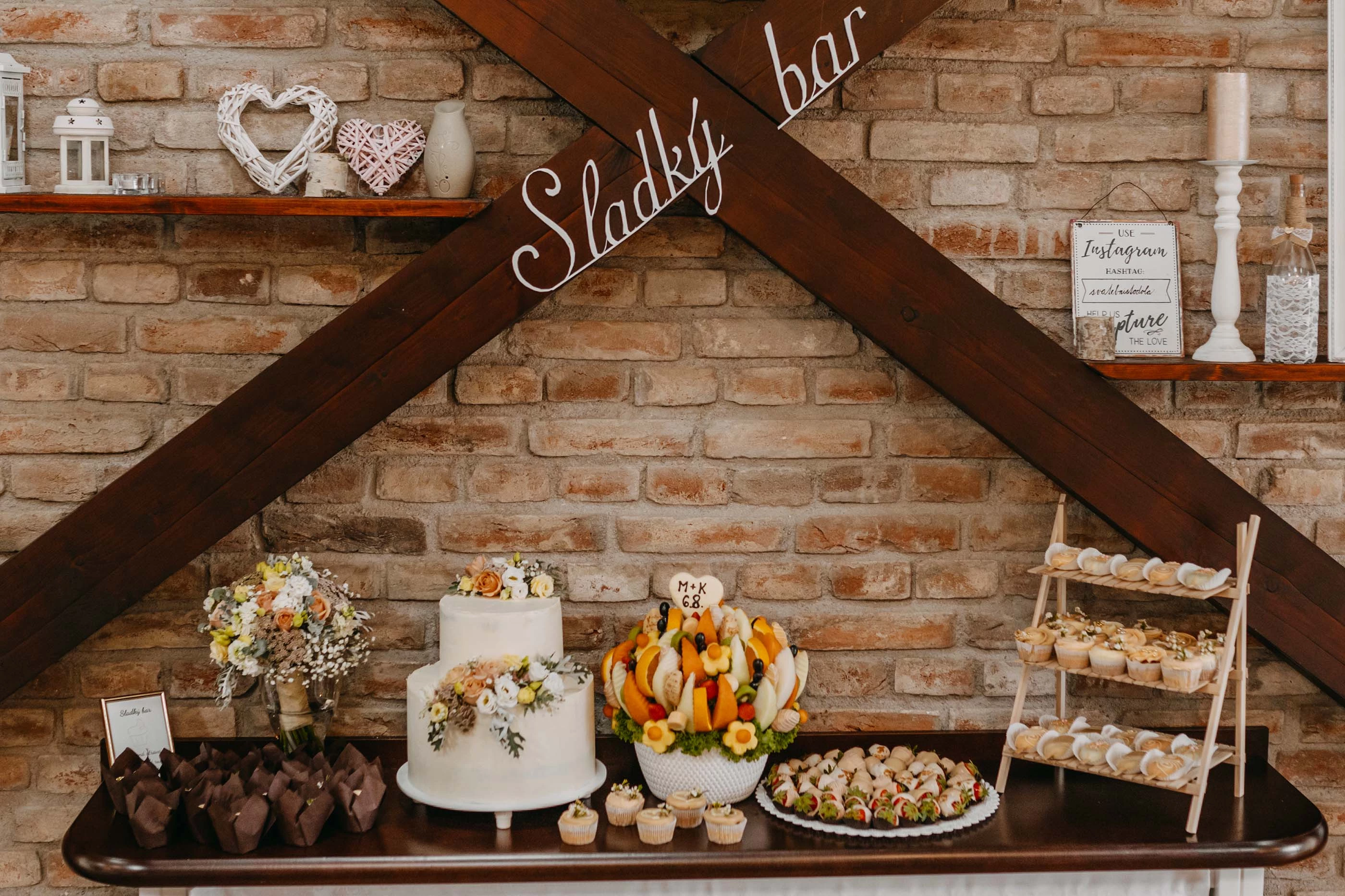 Sladký bar na svatbu podle vašich představ